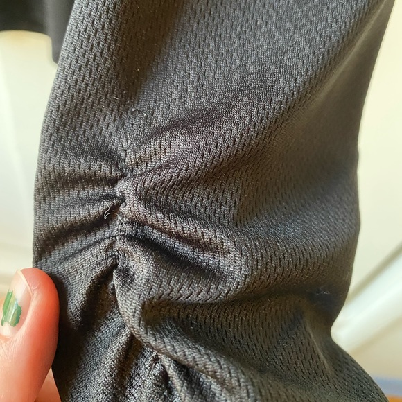 Pro Player Black Top One Shoulder Cut Out Size Large Athletic Long Sleeve - Picture 6 of 14